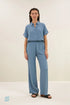 By-Bar robyn viscose pants blue stone